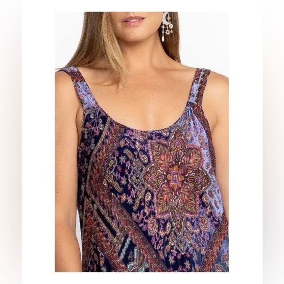 COPY - COPY - JOHNNY WAS OMO BURNOUT PEONY DRESS - Picture 2 of 12